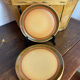 Dessert plates in stoneware, Bidonviller France