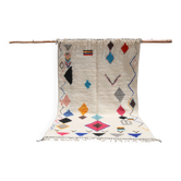 Grand tapis coloré fait main, 325 x 190 cm - G1031