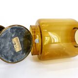 Honey glass candle holder Hans-Agne Jakobsson markaryd l 10232 1960