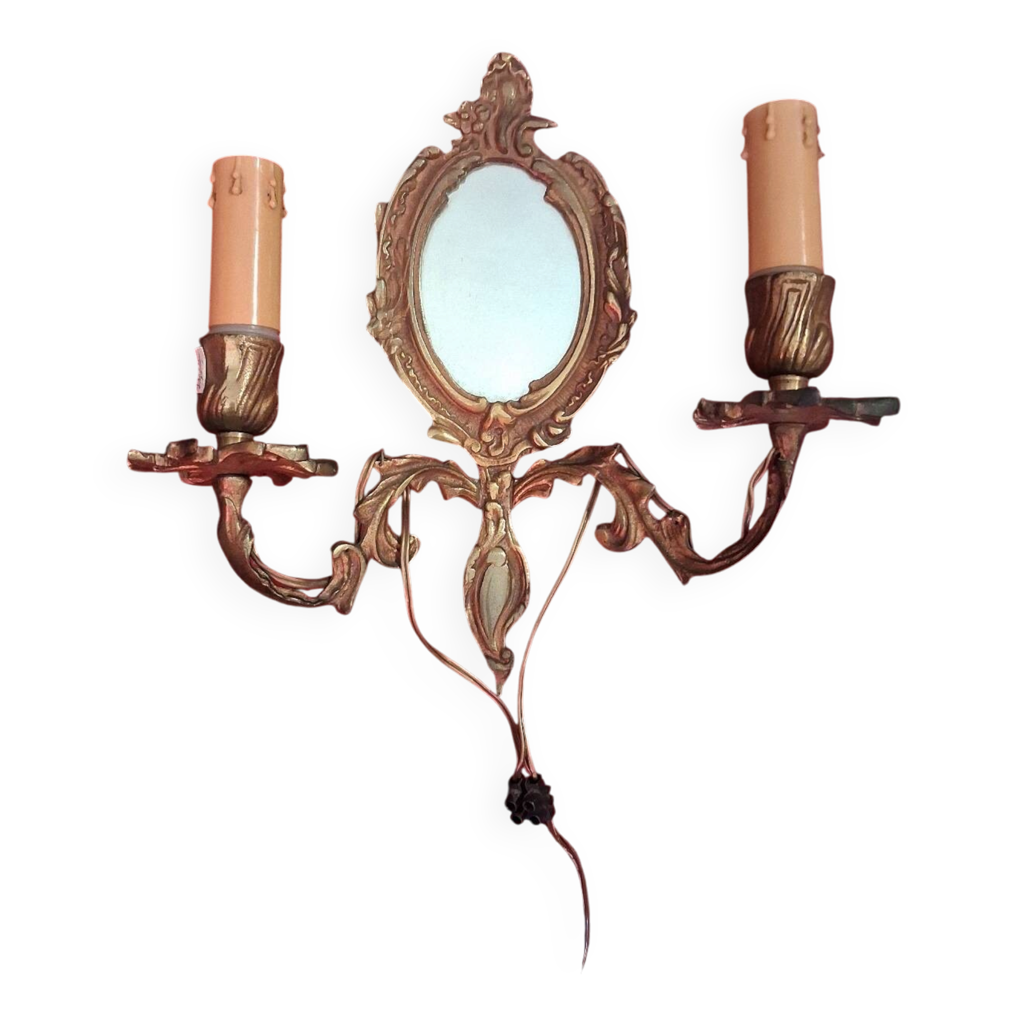 wall lamp with its mirror