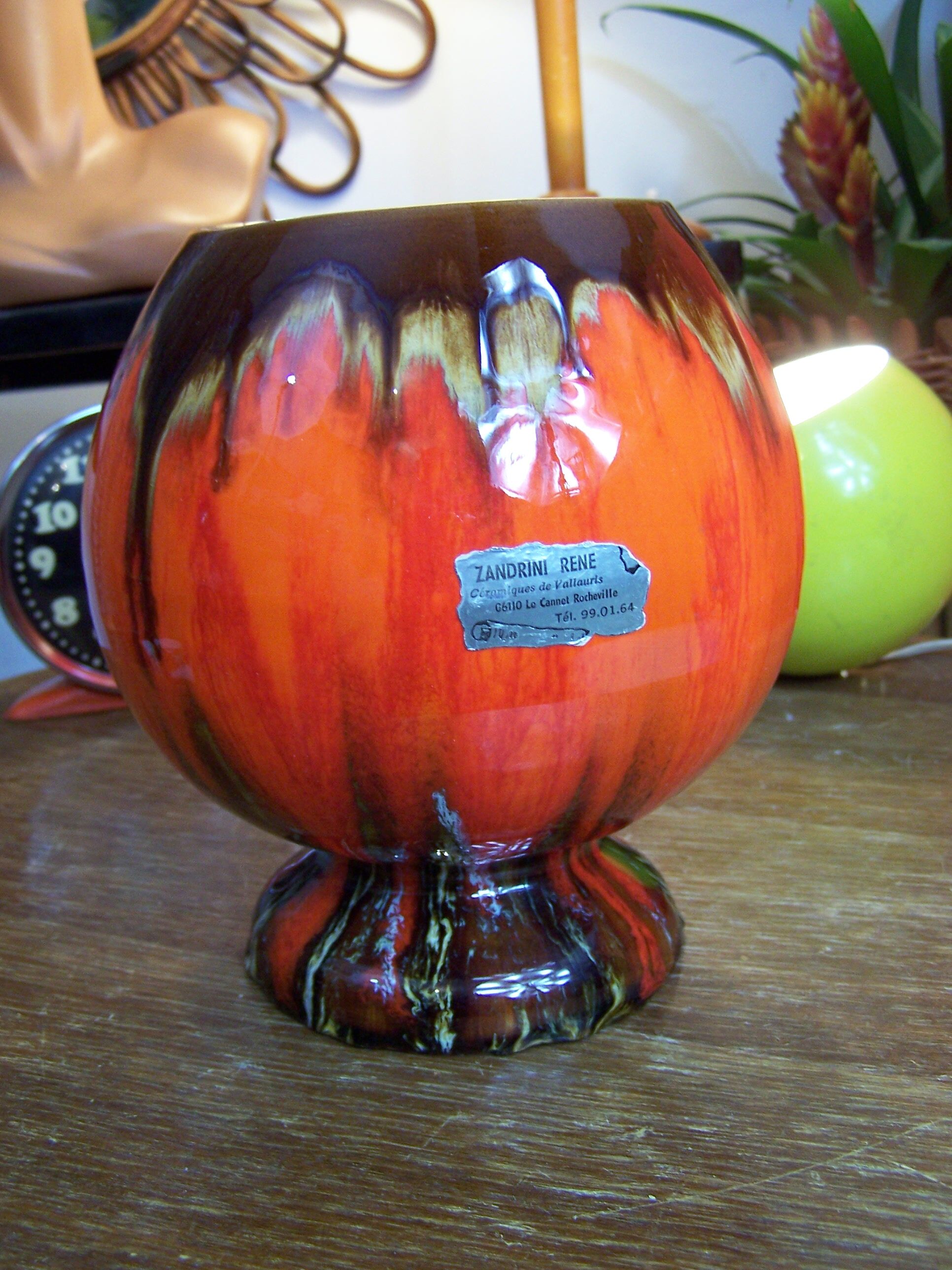 Vase ball Vallauris