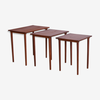 Ensemble de trois tables de nidification, BOWA, Danemark, années 1960