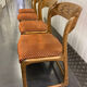 Lot 4 chaises Traineau signées Baumann vers 1960