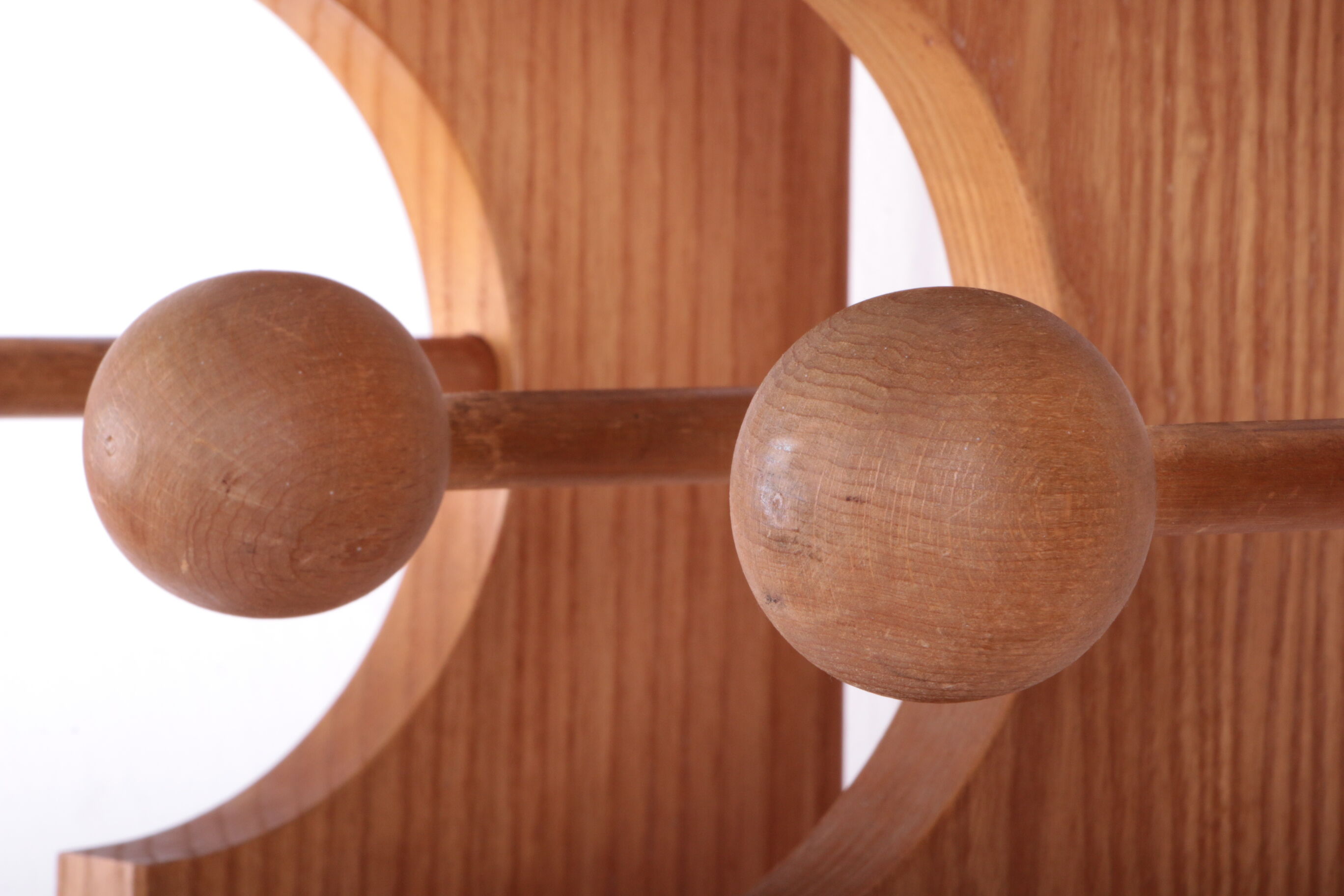 Porte-manteau Arspect-Spectrum édition rare 1970 Essen bois Pays-Bas