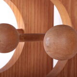 Arspect-Spectrum Coat rack Rare edition 1974, Essen wood Netherlands