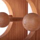Arspect-Spectrum Coat rack Rare edition 1974, Essen wood Netherlands