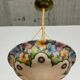 Hand-painted glass lamp Art Nouveau