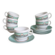 Lot de 6 tasses couleurs pastels ESSO