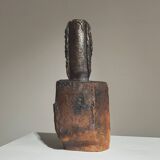 Large "fireplace" sculpture by Gérard Brossard