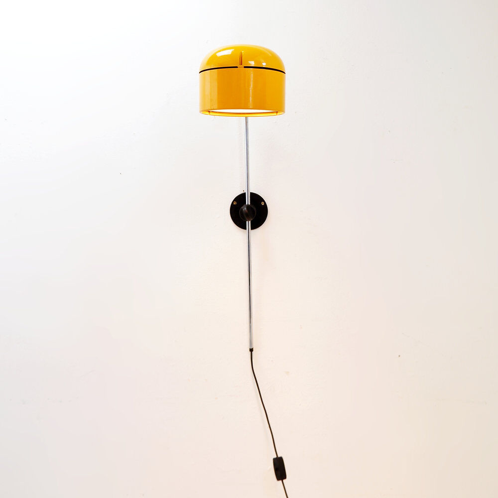 Yellow wall lamp Space Age by Arnold Berges for Staff – Germany, 1970s