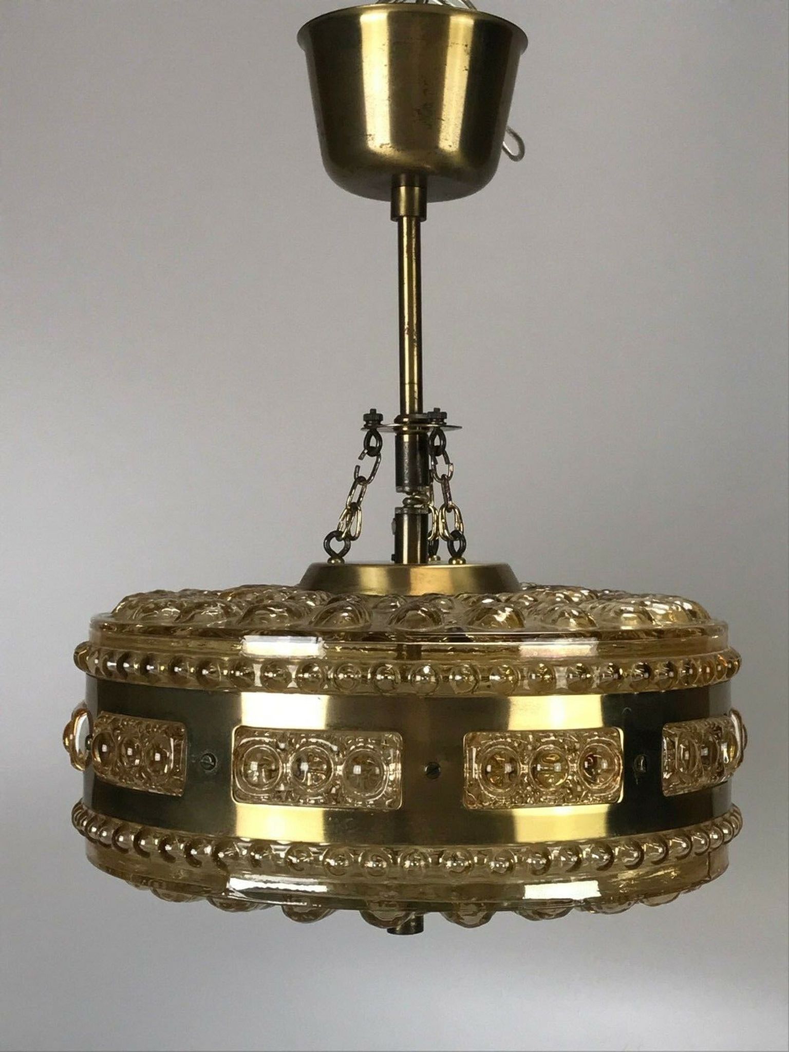Lampe suspendue en laiton