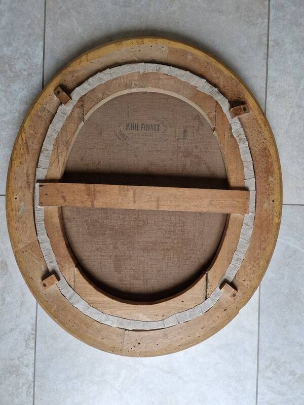 Charles Gislain (1826-1904) - Huile sur toile ovale - Portrait d'Homme 1887