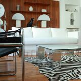 Table basse vintage chrome