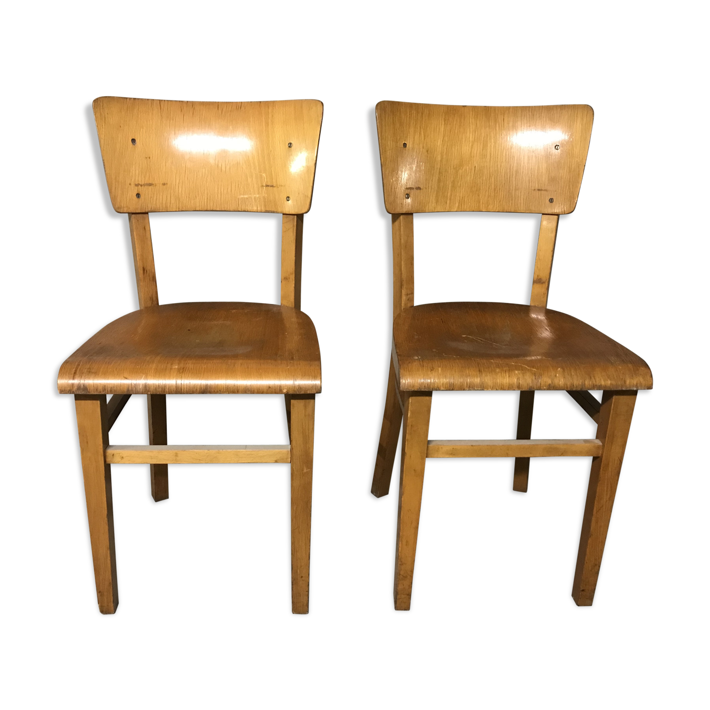 Pair of Thonet bistro chairs