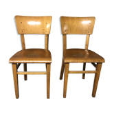Pair of Thonet bistro chairs