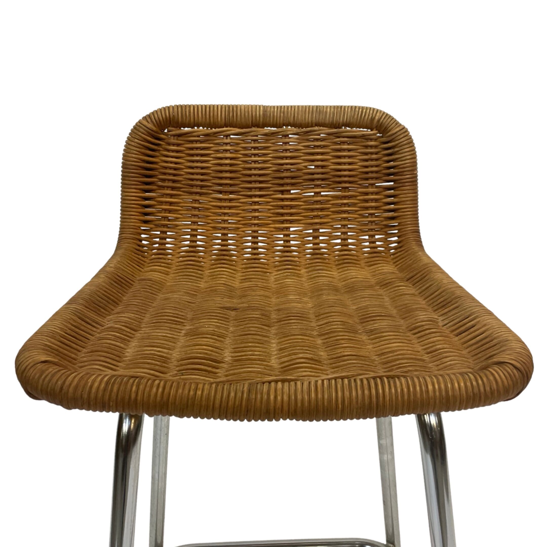 Vintage stool barstool Dirk van Sliedregt Rohe Noordwolde