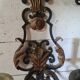 2 wrought iron sconces