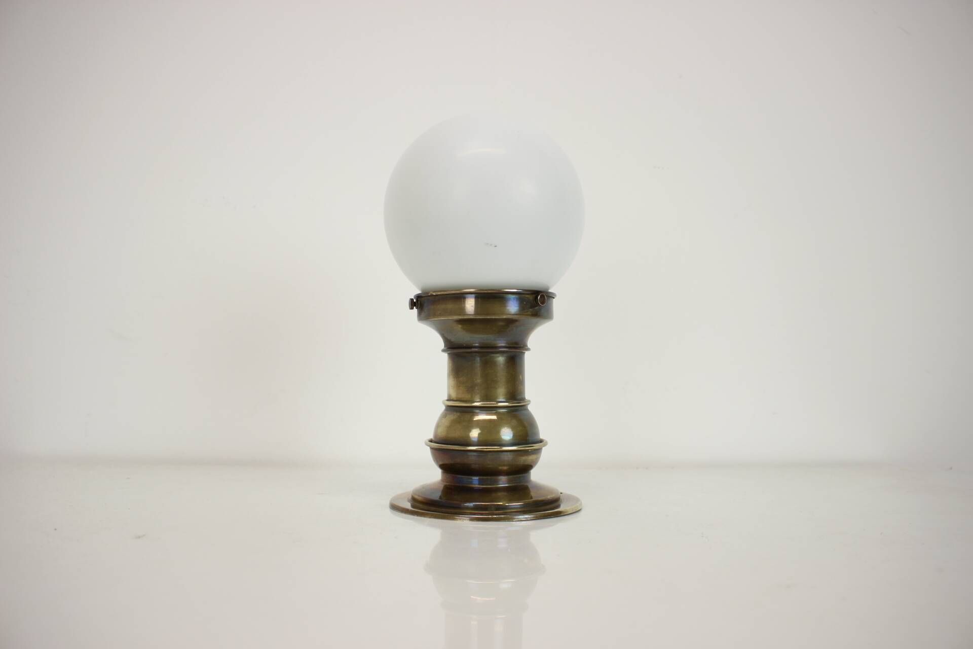 Lampe de table en laiton, Tchécoslovaquie 1930