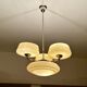 Large Art Deco pendant light in glass, 1930s