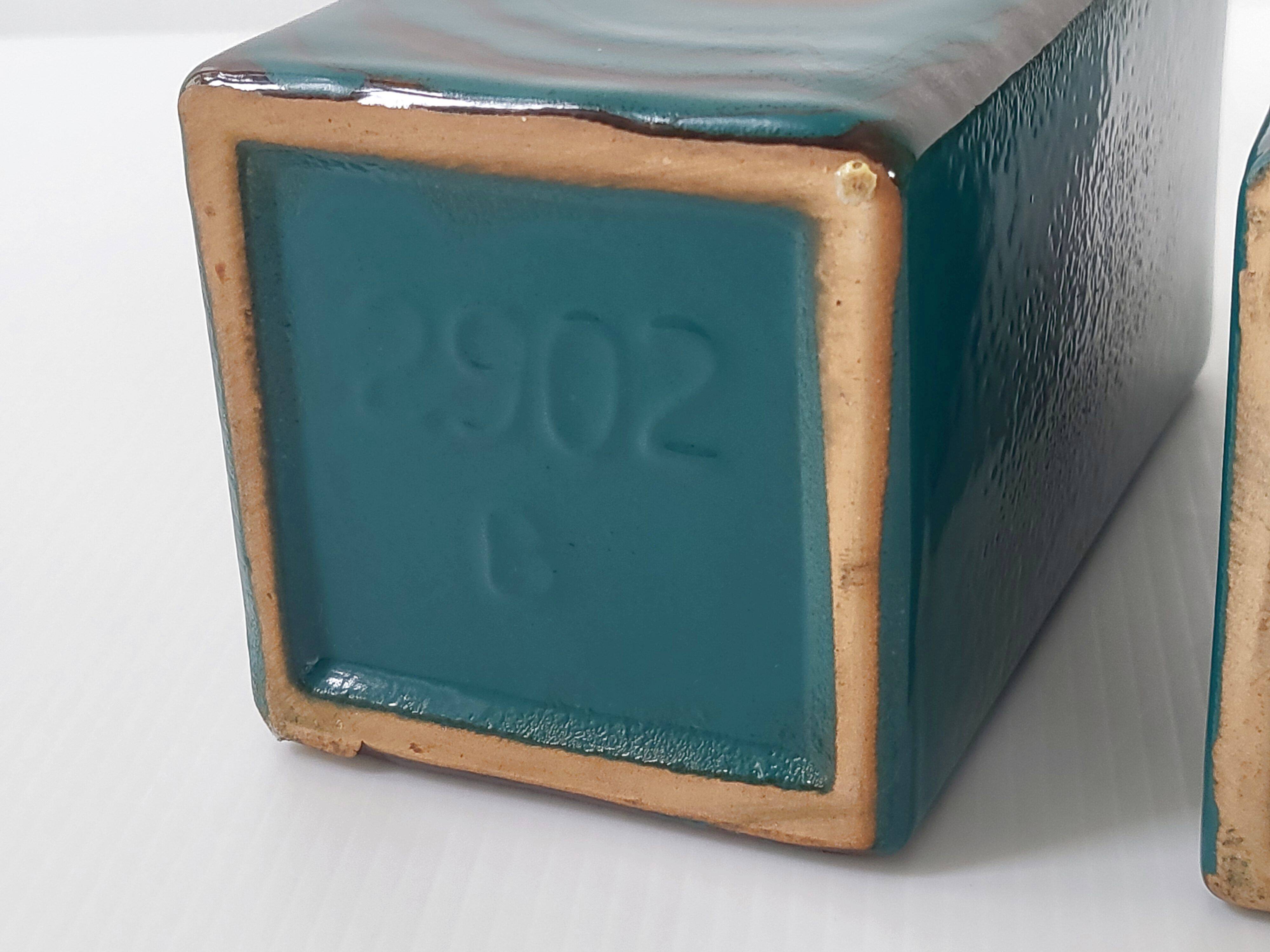 Pair of vintage Veb Haldensleben vases 1960