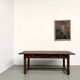 Farmhouse table, solid oak, 20th century.