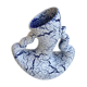 Vase design fat lava blue 70s