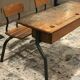 Vintage double school desk