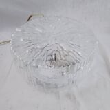 Authentic vintage french ceiling light from the 1960s, pat angem.