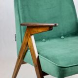 Green Bunny Armchair by Józef Chierowski, 1970s