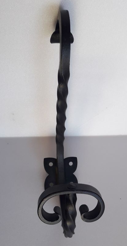 lot 5 patères porte manteau fer torsadé
