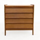 Vintage wooden chest of drawers 1950s