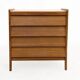 Vintage wooden chest of drawers 1950s