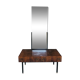 Console / Coiffeuse vintage en palissandre de Rio années 70
