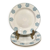 Assiettes Sarreguemines en terre de fer