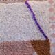Tapis marocain berbère marron beige rosé moderne