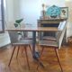 Set of 4 BAUMANN chairs from the 60s (model 840, Max Bill)