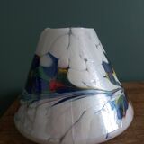 Colored glass lampshade