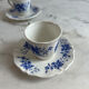 Set of 2 Sarreguemines mugs