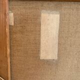 STILL LIFE BOUQUET OF DAHLIAS OIL PAINTING SIGNED MARIUS DALON EARLY 20TH CENTURY