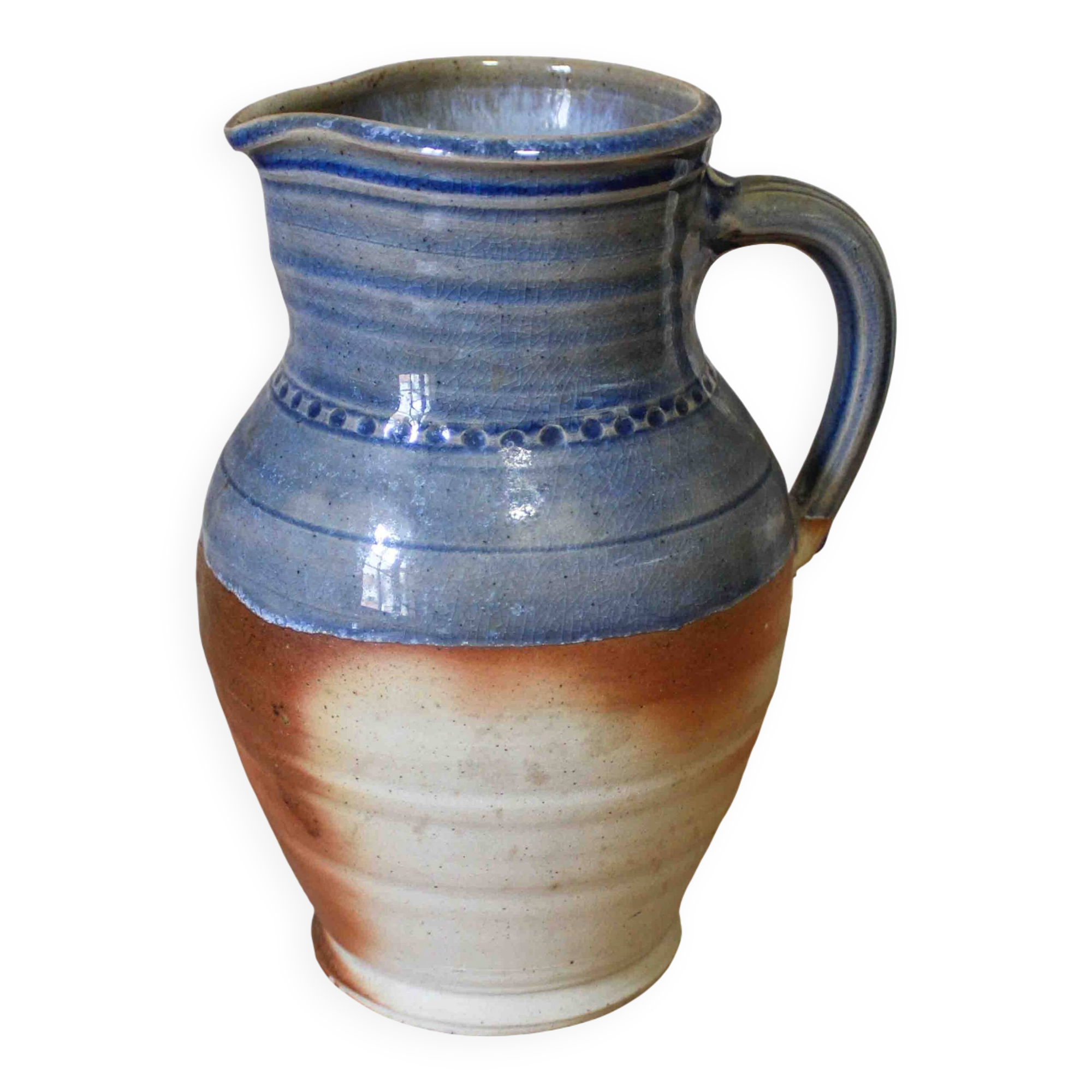 Stoneware jug from Puisaye - Véronique Durey