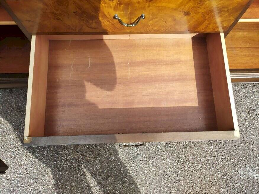 Louis XV Sideboard - Canework - Display Case - 4 Drawers - Wood