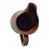 Varnished stoneware pitcher