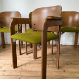 Set of 4 Armchairs by Bruno Rey for Dietiker 1970