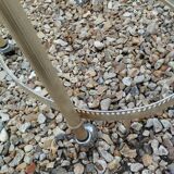 Old vintage rolling serving table