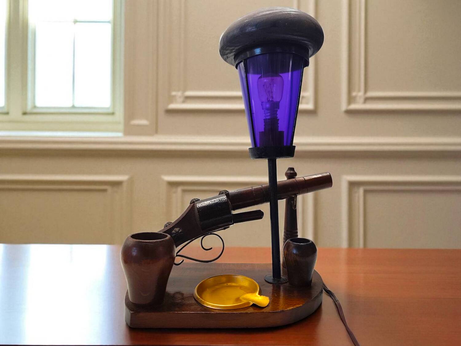 Vintage 1960s Aldo Tura Table Lamp - Unsigned
