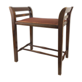 Mahogany piano bench stool