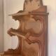Elegant French Wall Shelf Saint-Hubert – Carved Walnut, Late 11th Century