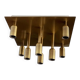Vintage German Brass Ceiling or Wall Lamp from Sölken, 1970s