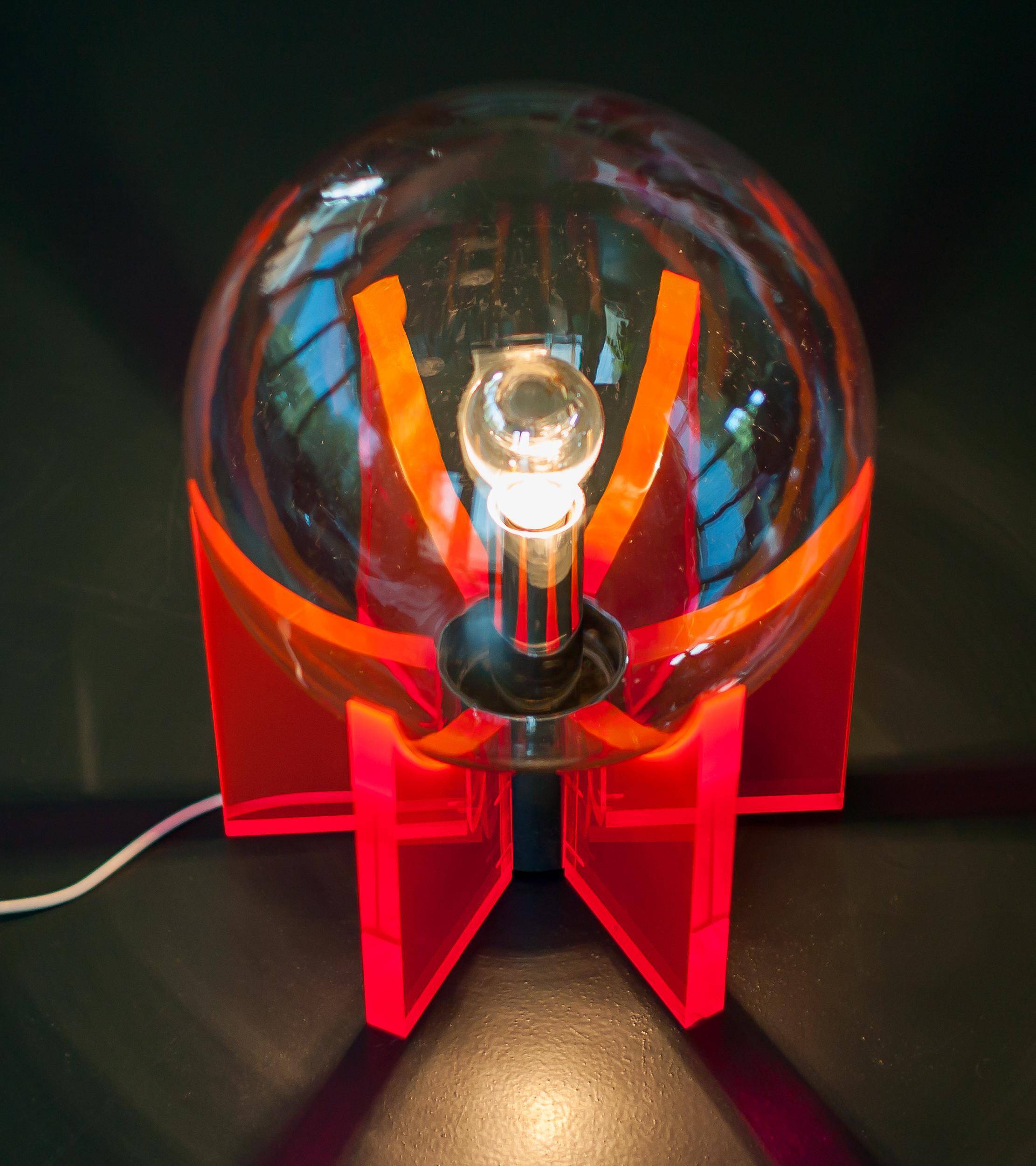 Acrylic lamp "King Sun"
