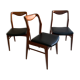 Trio of Danish chairs by Kai Lyngfeldt Larsen 60s, reupholstered
